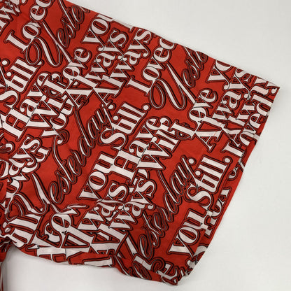 Balenciaga Red Love Short Sleeves Shirt 36 — view 6