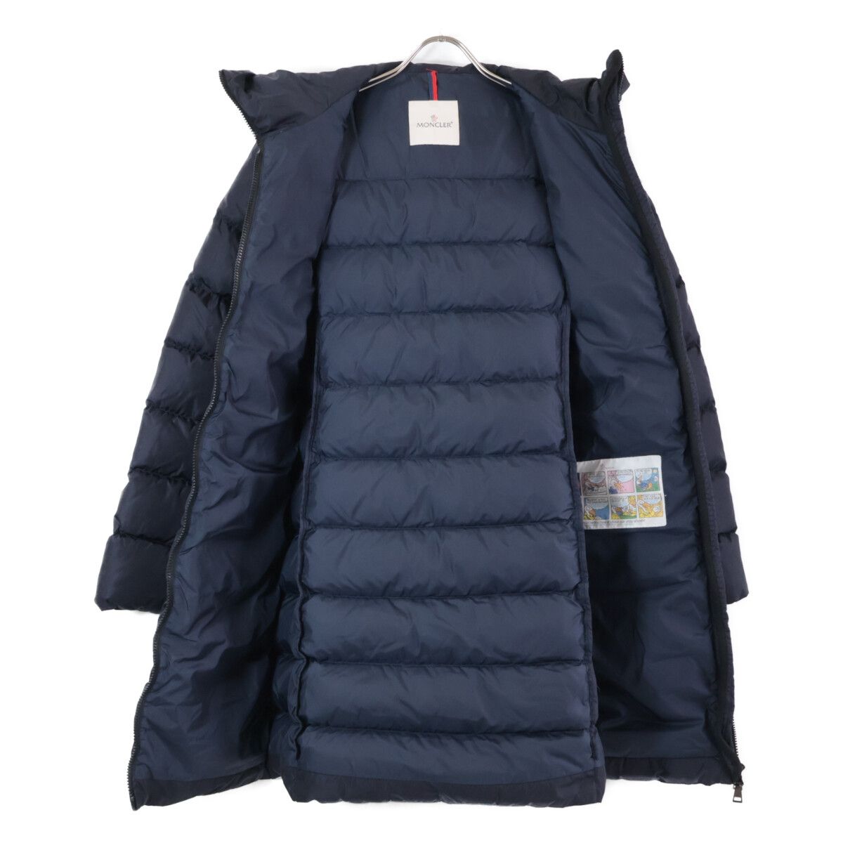 Moncler Dombes Long Down Jacket — view 4