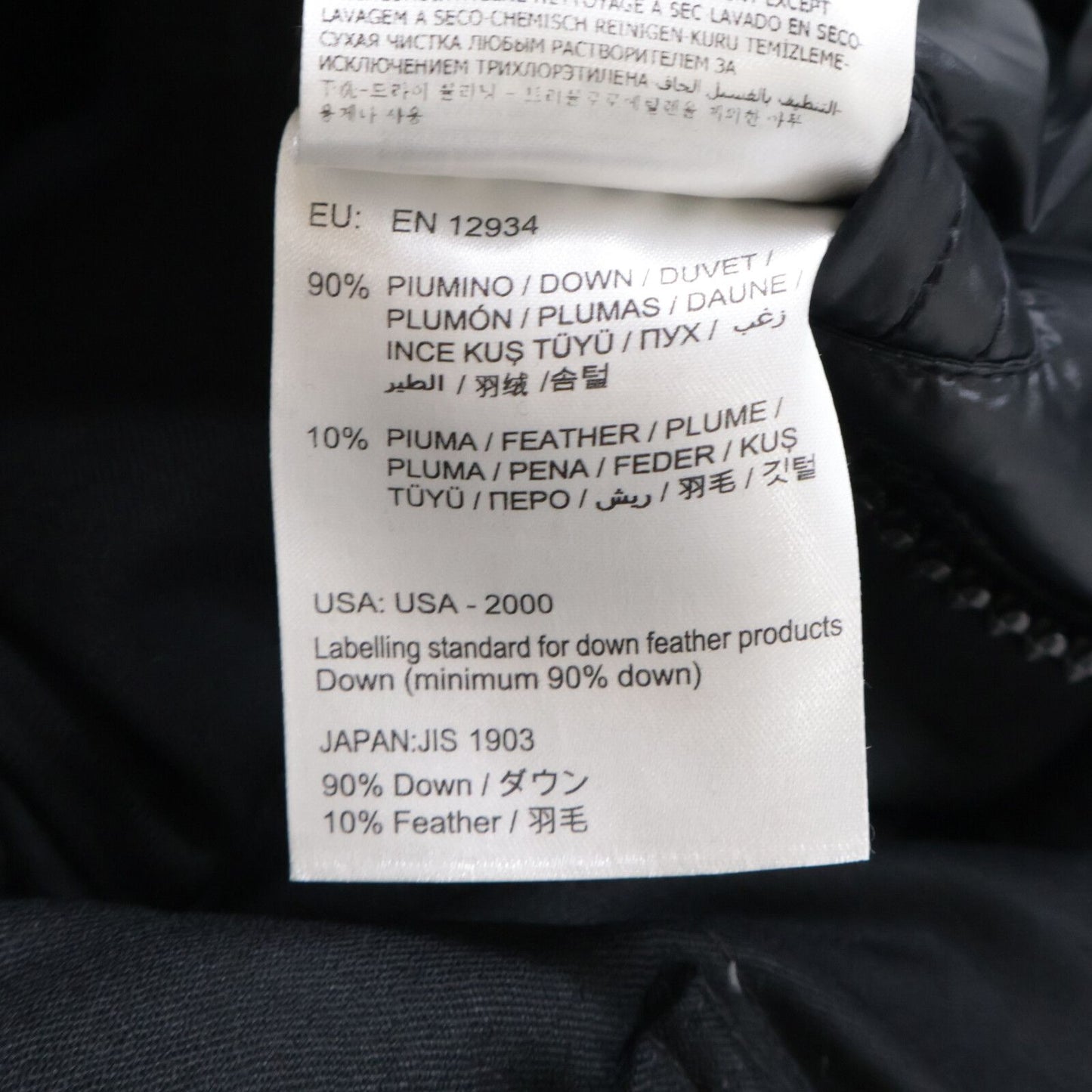 Moncler Down Jacket Black — view 9