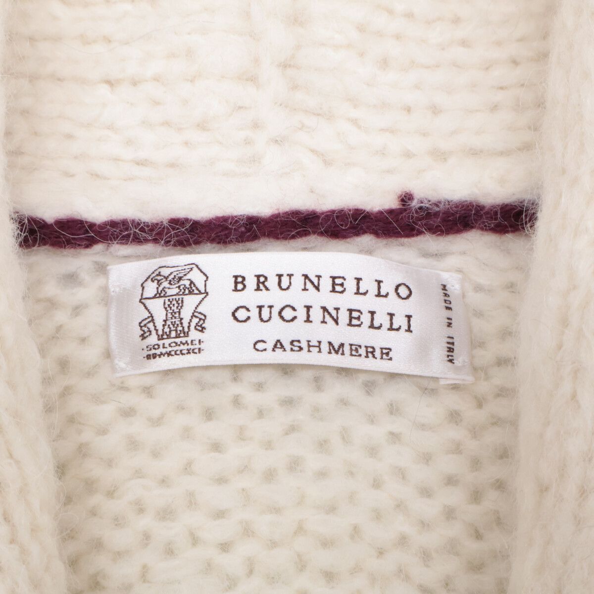 Brunello Cucinelli Cashmere Silk Alpaca Blend Shawl Color Knit Cardigan 44 — view 5