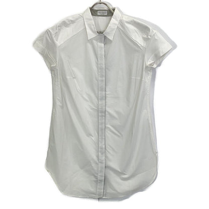 Brunello Cucinelli White Short Sleeve Long Shirt XS