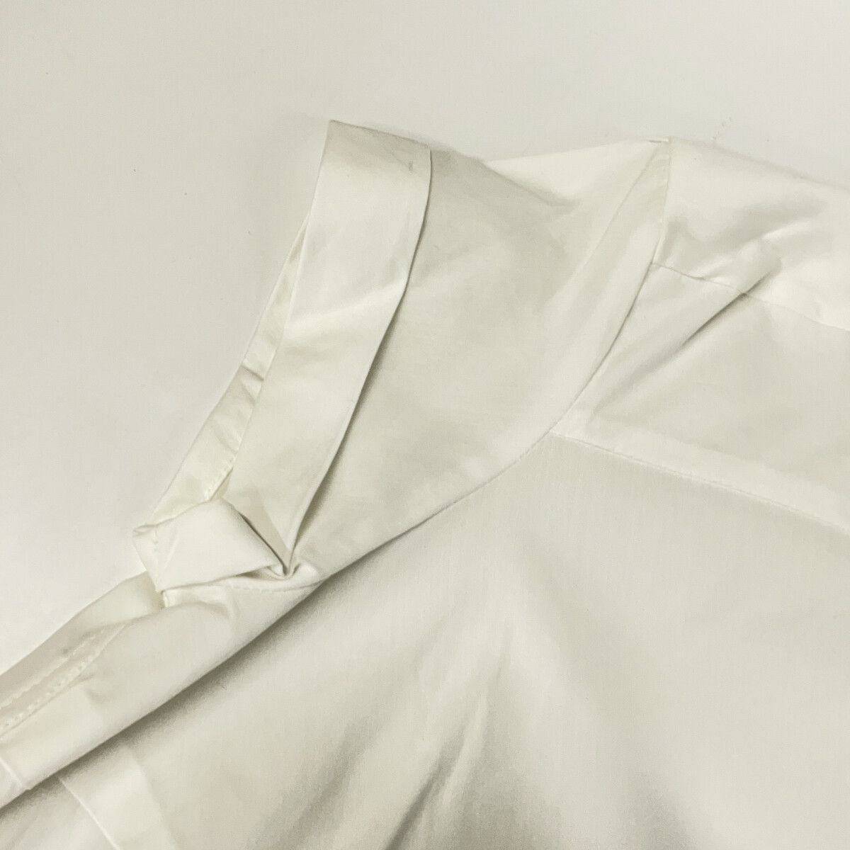Brunello Cucinelli White Short Sleeve Long Shirt XS — view 5