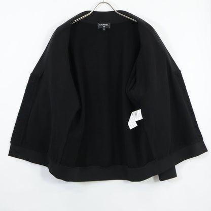 Chanel CC Logo Multi Patch Tweed Contrast Sweatshirt — view 4