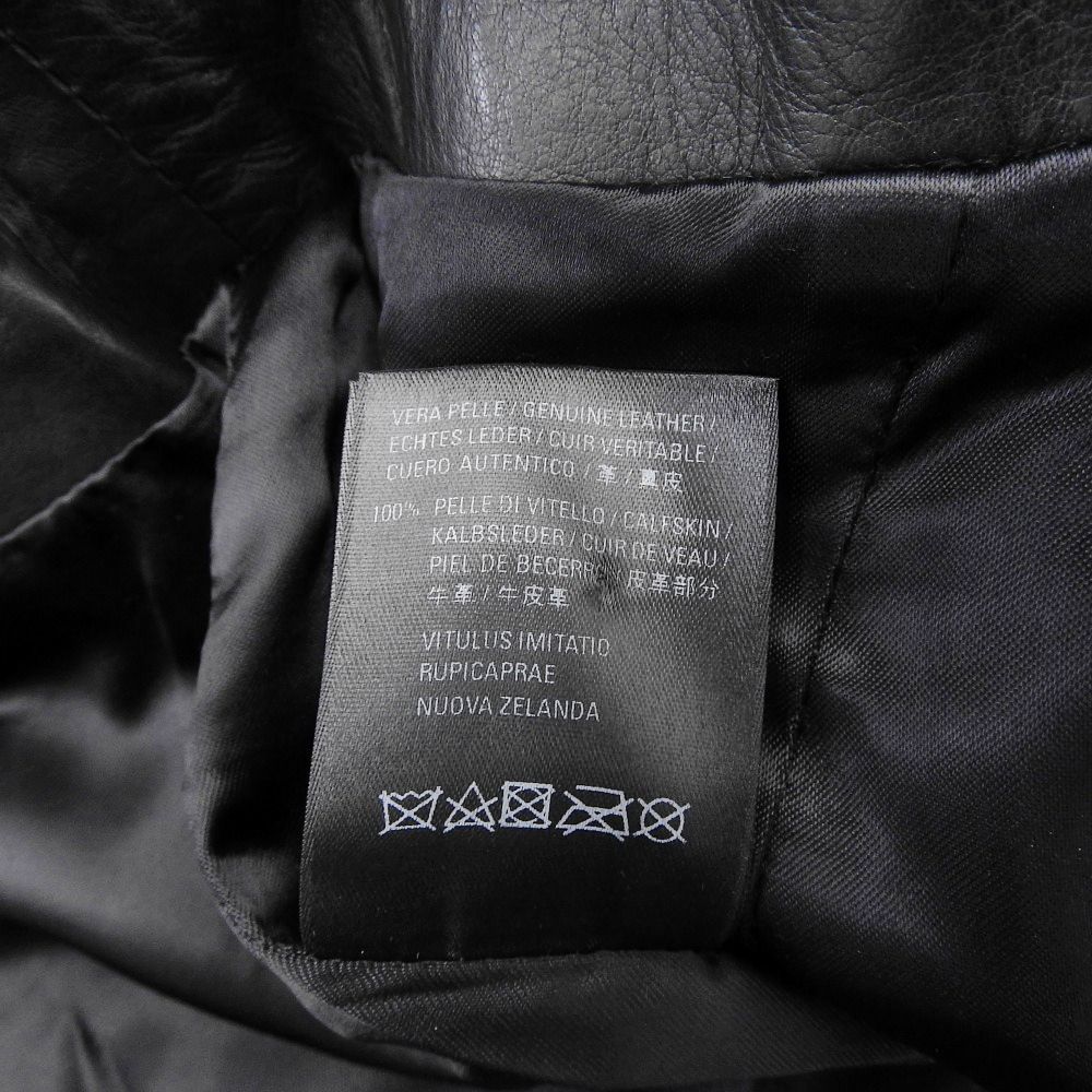 Balenciaga Calf Leather Flare Skirt Black — view 4