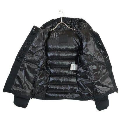 Moncler Herbe Nylon Hooded Short Down Jacket — view 4