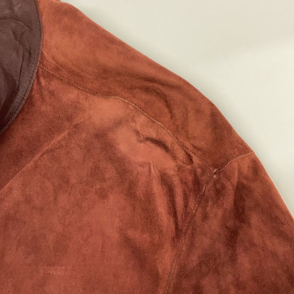Loewe Bordeaux Reversible Leather Coat 42 — view 6