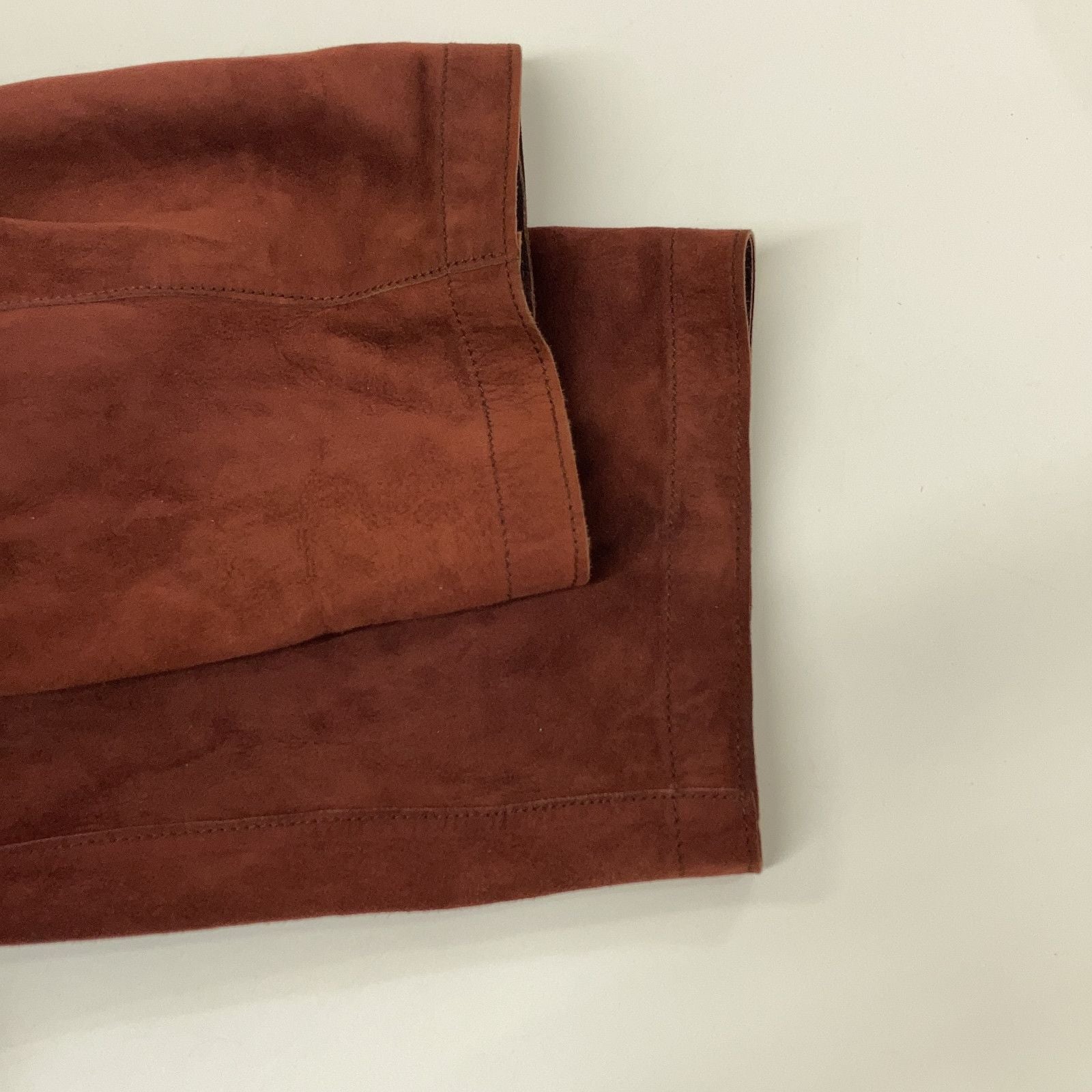 Loewe Bordeaux Reversible Leather Coat 42 — view 8