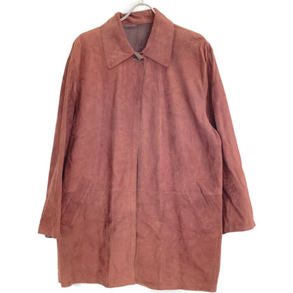 Loewe Bordeaux Reversible Leather Coat 42
