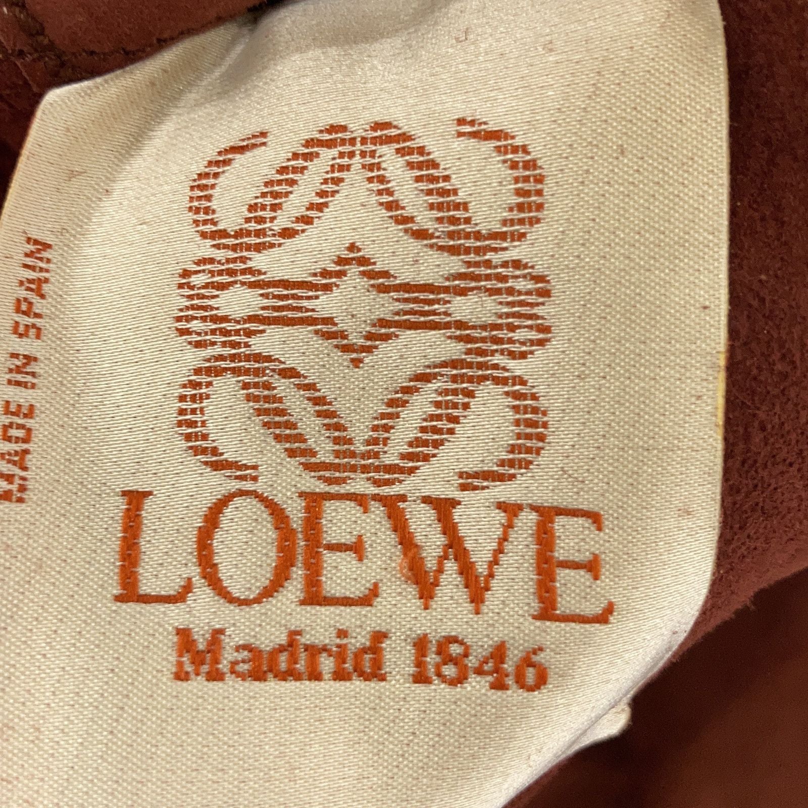 Loewe Bordeaux Reversible Leather Coat 42 — view 5