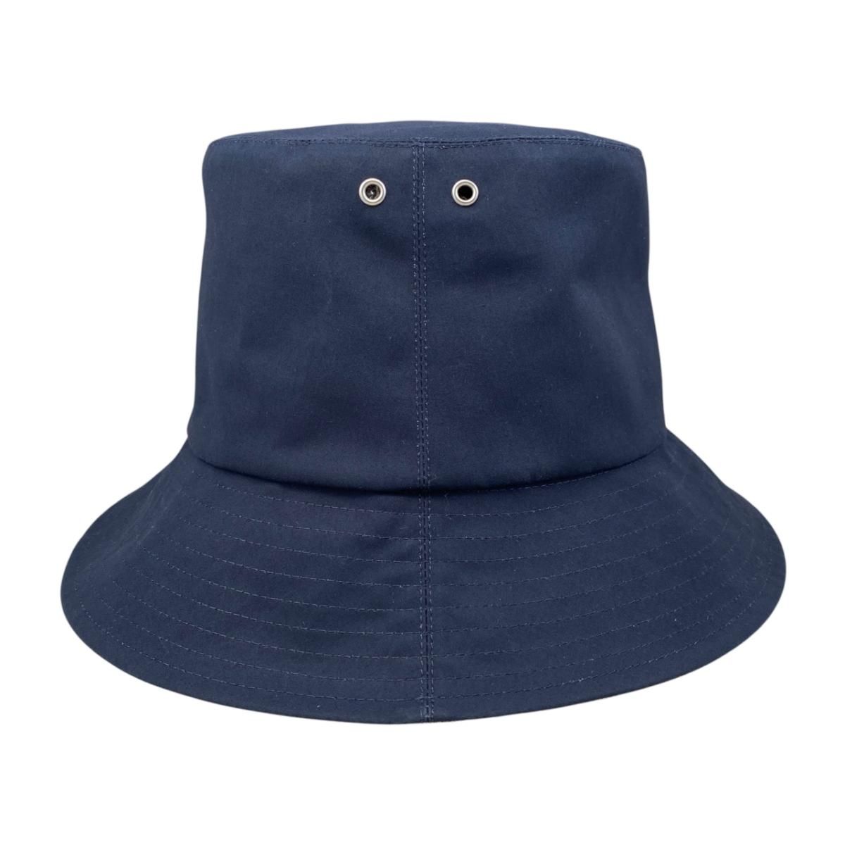 Dior Hat Bucket Hat Teddy-d Reversible Bob Hat 56 Oblique Logo Navy Blue — view 2