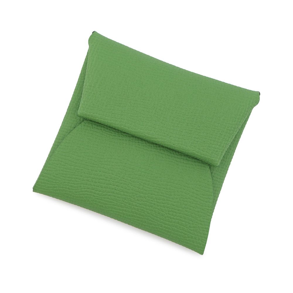 Hermes Coin Case Bastia Vert Yucca Epsom Purse