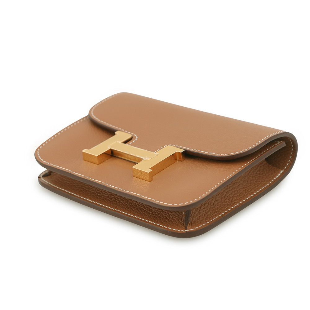 Hermes Wallet Constance Slim Gold — view 2