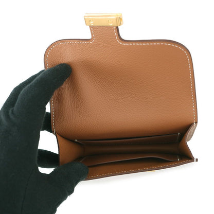 Hermes Wallet Constance Slim Gold — view 7