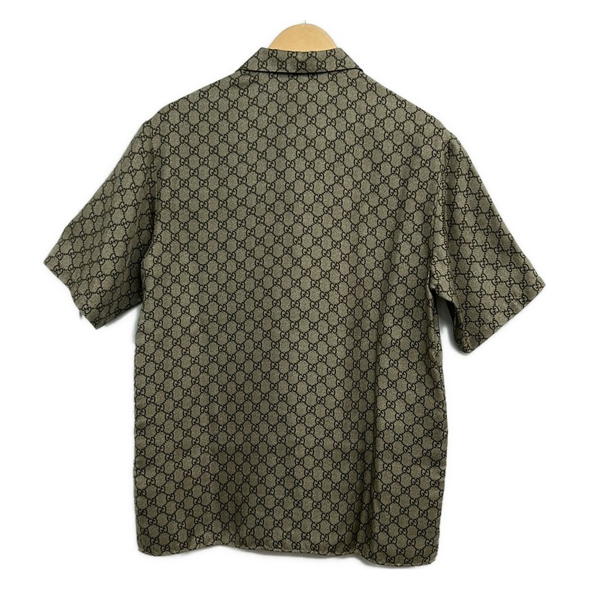 Gucci Short Sleeve Shirt 42 XS Beige Multi Silk Disney Donald — view 2