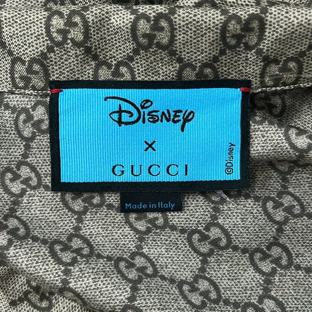 Gucci Short Sleeve Shirt 42 XS Beige Multi Silk Disney Donald — view 3