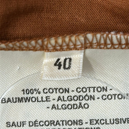 Hermes Short Sleeve T-Shirt 40 M Brown Crew Neck Mosaic — view 5