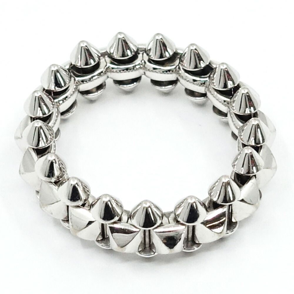 Cartier 18k White Gold Crush de Ring — view 7