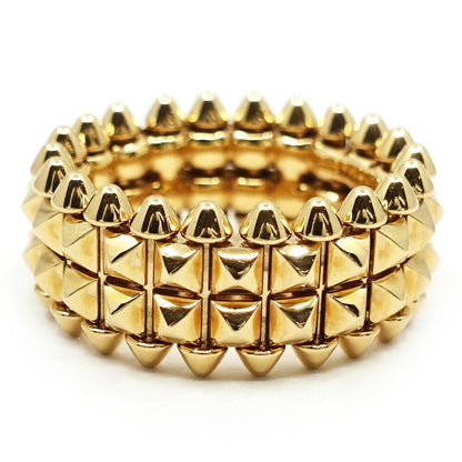 Cartier 18k Pink Gold Crush de Ring Double — view 7