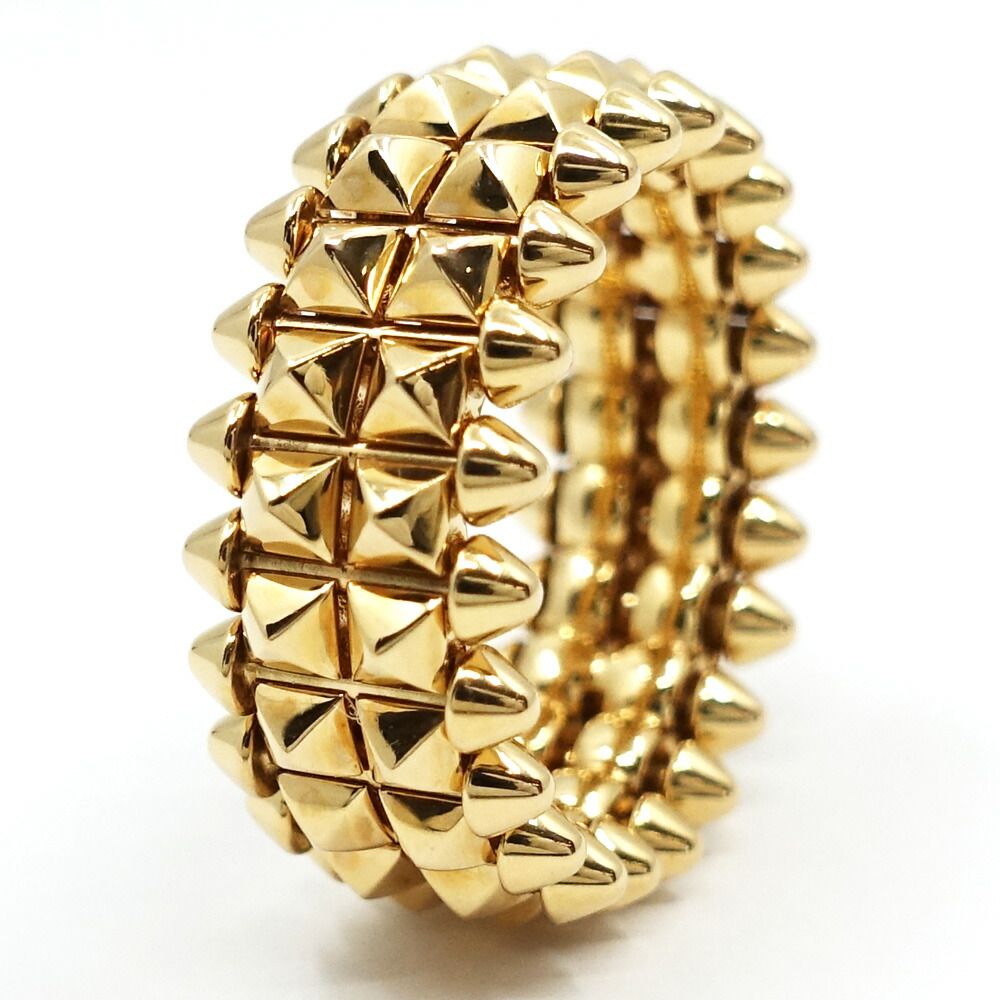 Cartier 18k Pink Gold Crush de Ring Double — view 2