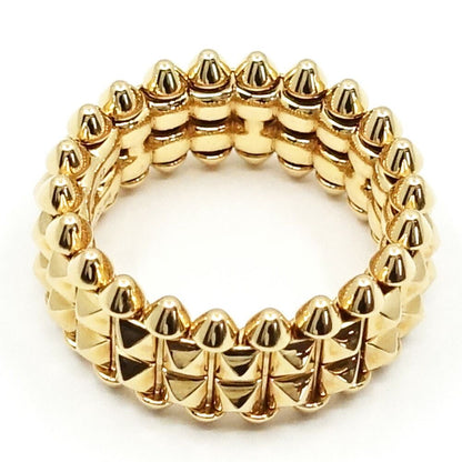Cartier 18k Pink Gold Crush de Ring Double — view 8
