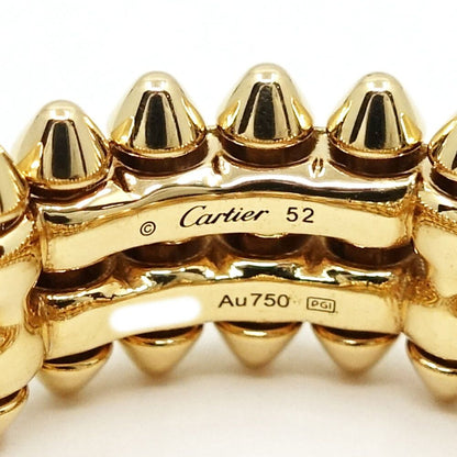 Cartier 18k Pink Gold Crush de Ring Double — view 9