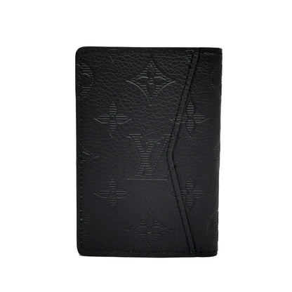 Louis Vuitton Card Case Organizer de Poche Black Monogram Shadow Holder — view 2
