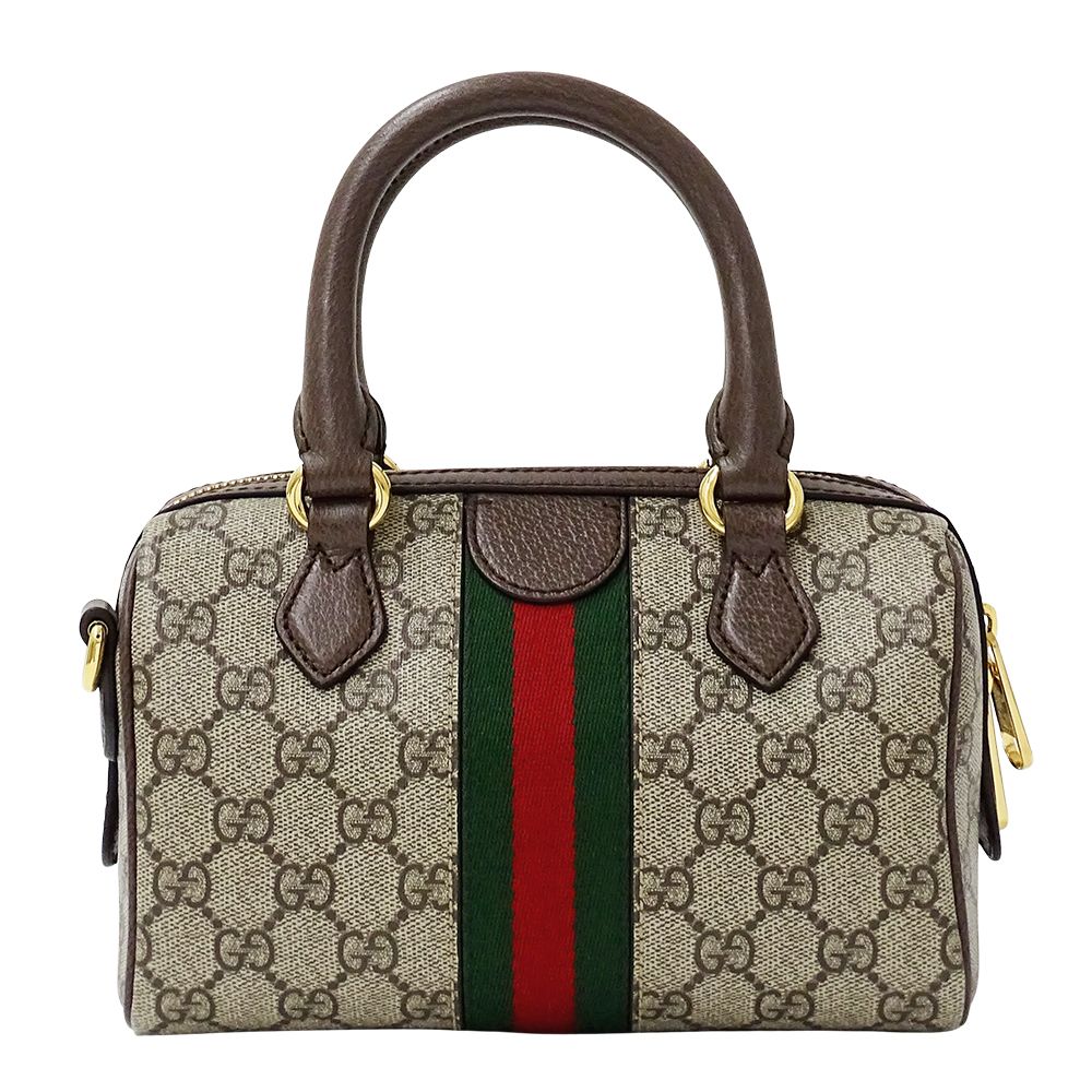 Gucci 2-Way Shoulder Bag Ophidia GG Supreme Beige Brown Small — view 2