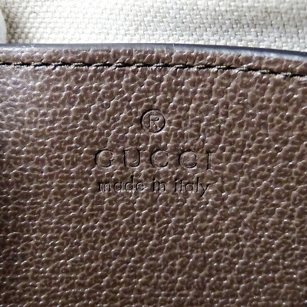 Gucci 2-Way Shoulder Bag Ophidia GG Supreme Beige Brown Small — view 6