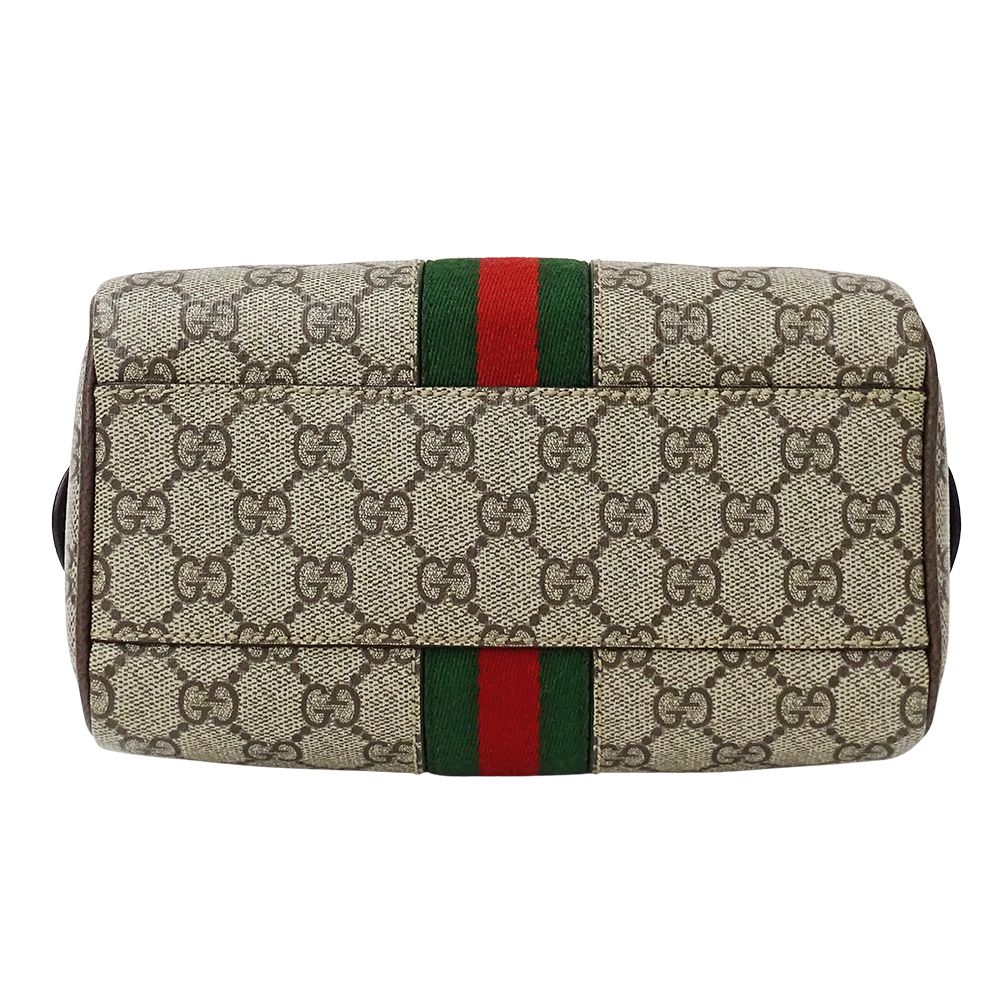 Gucci 2-Way Shoulder Bag Ophidia GG Supreme Beige Brown Small — view 3