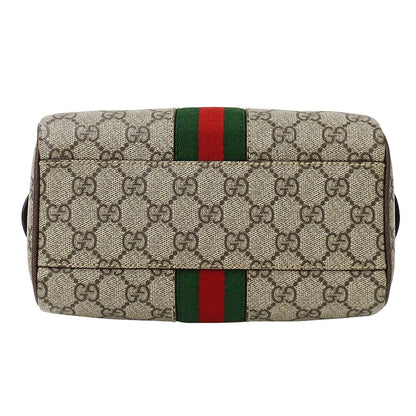 Gucci 2-Way Shoulder Bag Ophidia GG Supreme Beige Brown Small — view 3