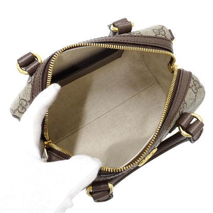 Gucci 2-Way Shoulder Bag Ophidia GG Supreme Beige Brown Small — view 5