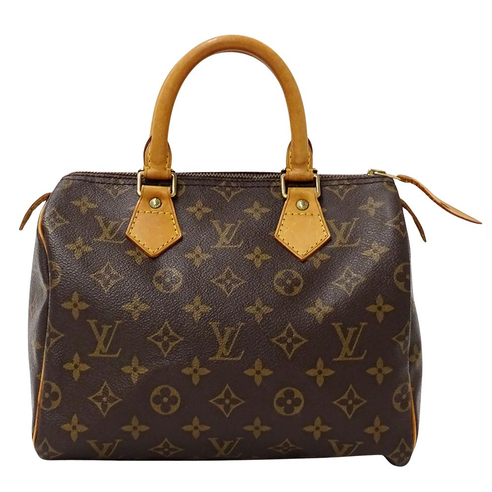 Louis Vuitton Bag Monogram Handbag Speedy 25 Brown
