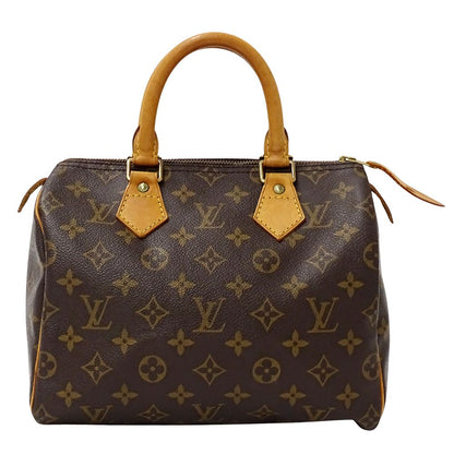 Louis Vuitton Bag Monogram Handbag Speedy 25 Brown