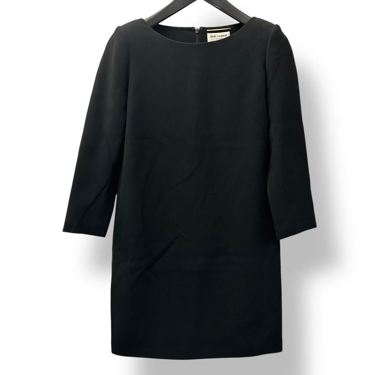 Saint Laurent Dress Silk Black — view 2