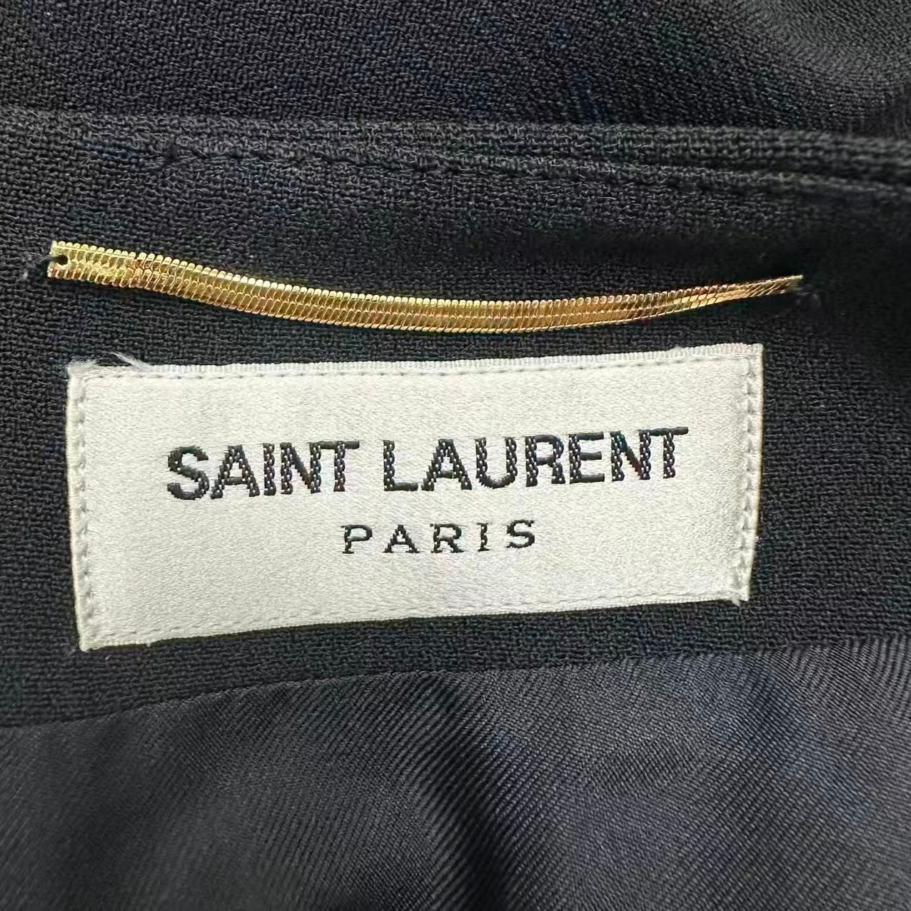 Saint Laurent Dress Silk Black — view 4