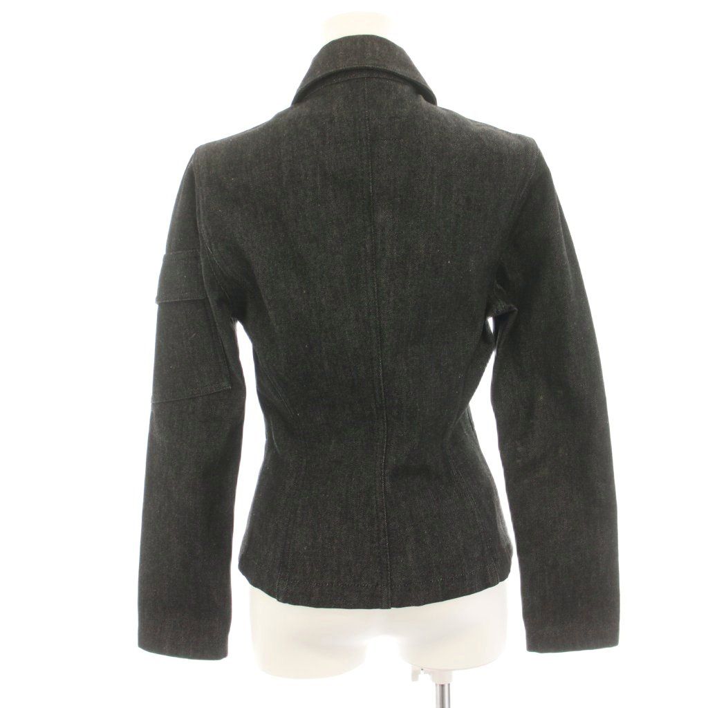 Gucci Sherry Line Denim Jacket 38 Black HN — view 3