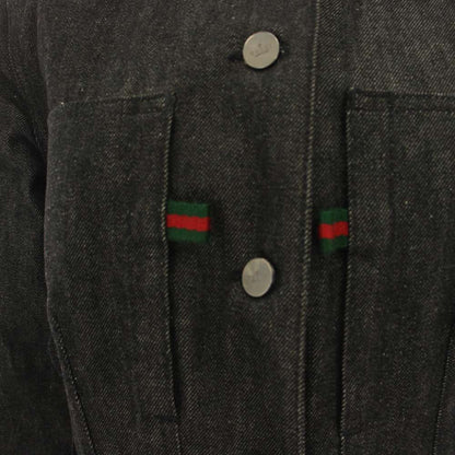 Gucci Sherry Line Denim Jacket 38 Black HN — view 4