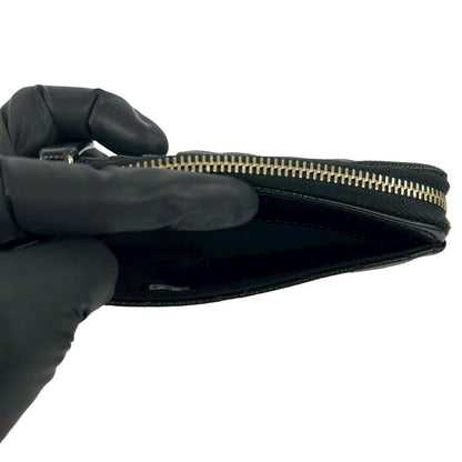 Chanel Box and Seal Fragment Case Quilted CC Logo Caviar Leather Coin Black — view 8