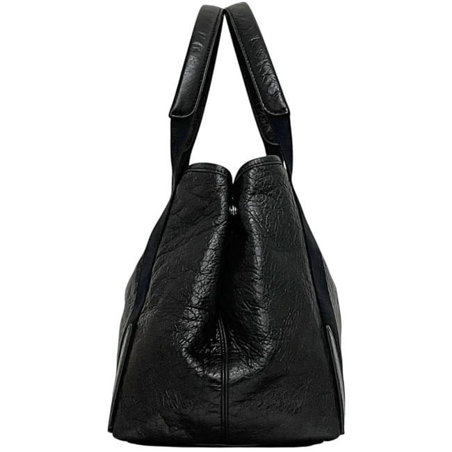 Balenciaga Tote Navy Cabas Black Exclusive Line Leather — view 2