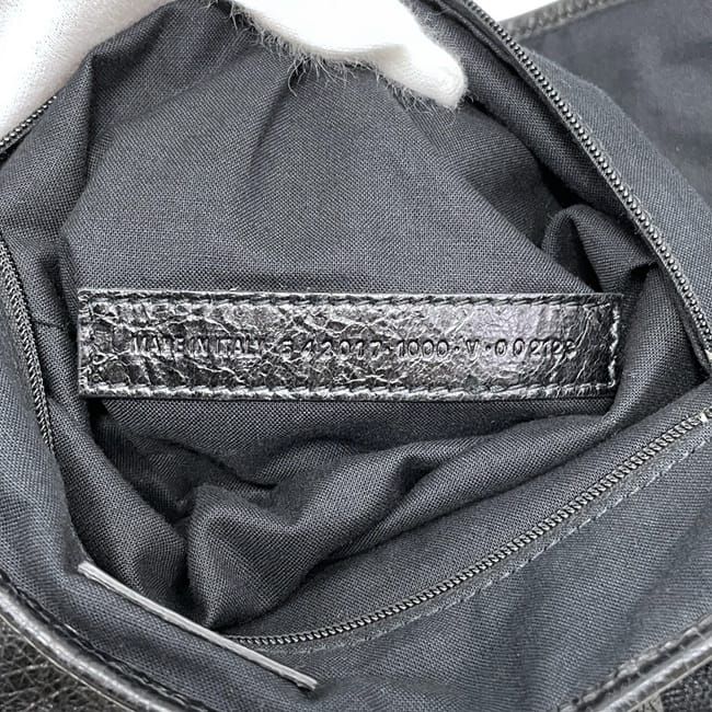 Balenciaga Tote Navy Cabas Black Exclusive Line Leather — view 6