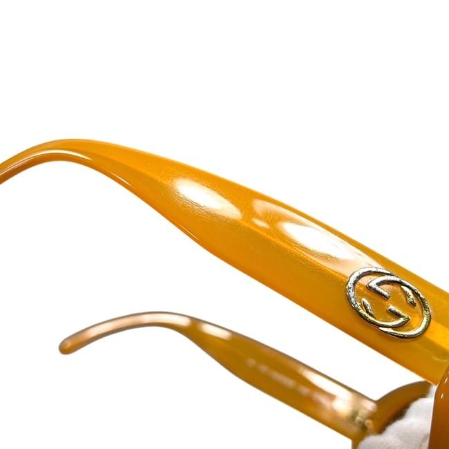 Gucci Sunglasses Orange Brown Acetate Eyewear — view 4