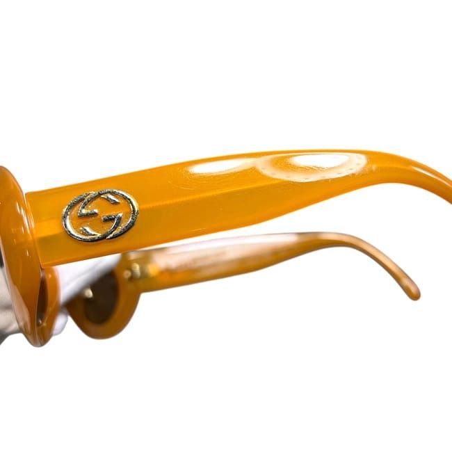 Gucci Sunglasses Orange Brown Acetate Eyewear — view 5