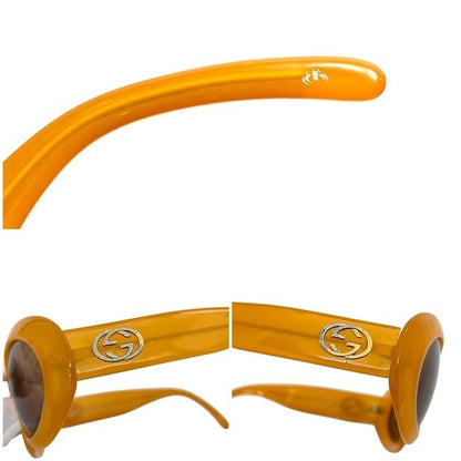 Gucci Sunglasses Orange Brown Acetate Eyewear — view 6