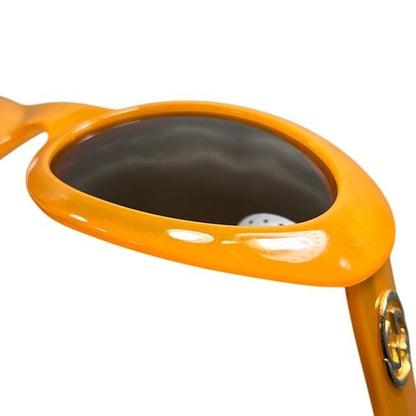 Gucci Sunglasses Orange Brown Acetate Eyewear — view 8
