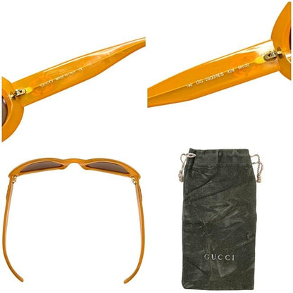 Gucci Sunglasses Orange Brown Acetate Eyewear — view 3