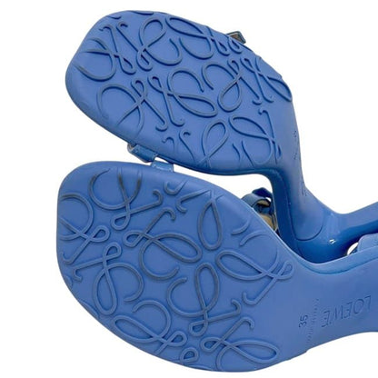 Loewe Sandals Light Blue Leather — view 7