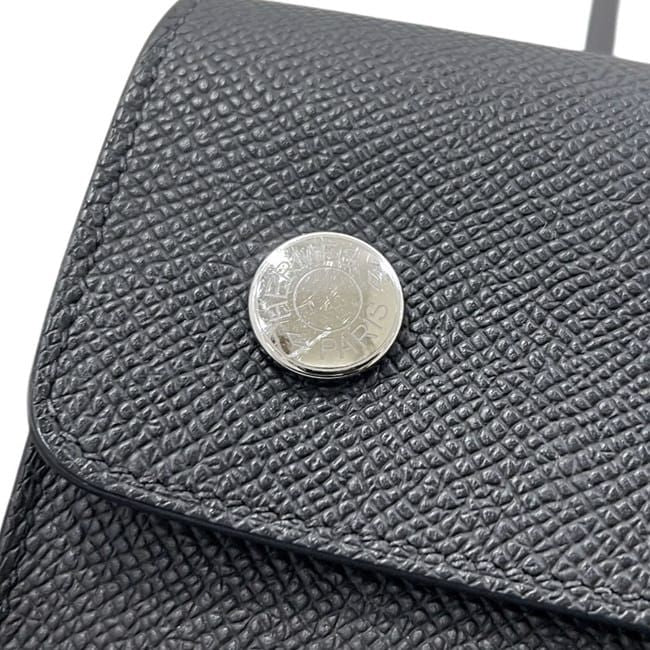 Hermes Shoulder Bag Naptogo Black Leather Epsom — view 6