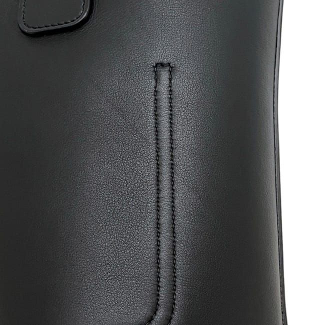 Loewe 2-Way Pebble Bucket Black Shoulder Bag Anagram Leather — view 9