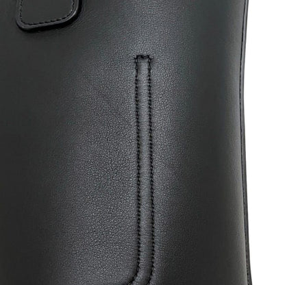 Loewe 2-Way Pebble Bucket Black Shoulder Bag Anagram Leather — view 9