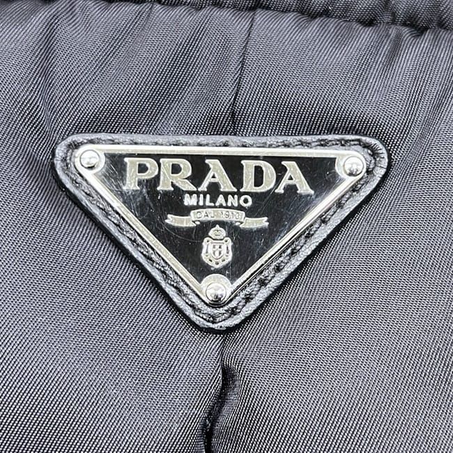 Prada 2-Way Bag Bomber Black Nero Re-Nylon Boston Nylon — view 6
